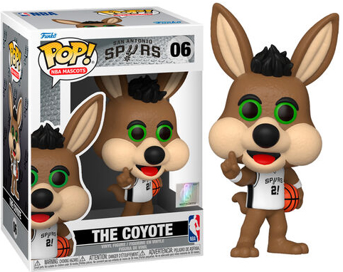 קמעות אן בי איי: סן אנטוניו ספרס - Funko POP! The Coyote