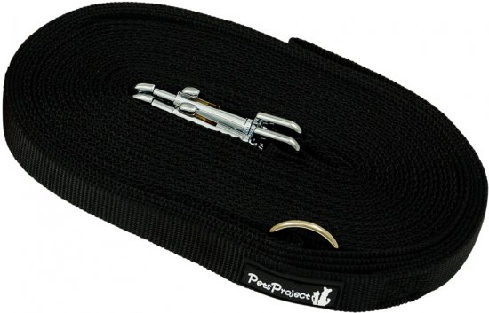 רצועת אילוף מודולרית 2 חלקים מבית PetsProject - צבע שחור