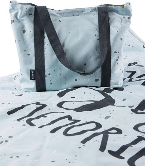 שמיכת פעילות 130X130 ס''מ עם תיק מבית Minene - צבע תכלת