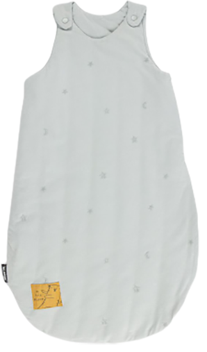 שק שינה מכותנת ג'רסי רקומה Minene - צבע תכלת