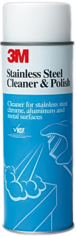 תרסיס לניקוי והברקת נירוסטה 600 מ''ל 3M 9729R