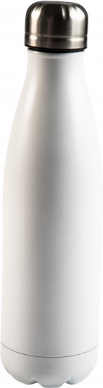 בקבוק תרמי מנירוסטה 500 מ''ל מבית Arcosteel - לבן