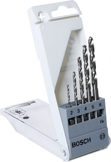 סט 5 מקדחים למתכת כניסת אימפקט ''1/4 Bosch HSS-G