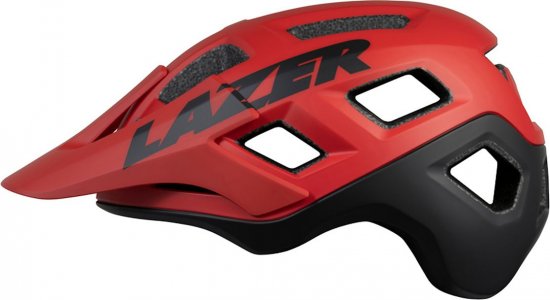 קסדה לאופניים Lazer Coyote - מידה M - צבע שחור/אדום