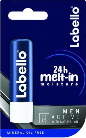 שפתון לחות Labello לגבר SPF15 - משקל 4.8 גרם