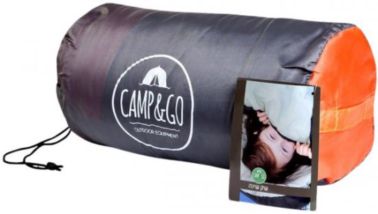 שק שינה Camp&Go - צבע כתום