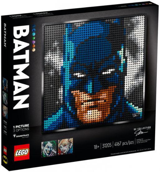 באטמן בעיצובו של ג'ים לי 31205 LEGO Art