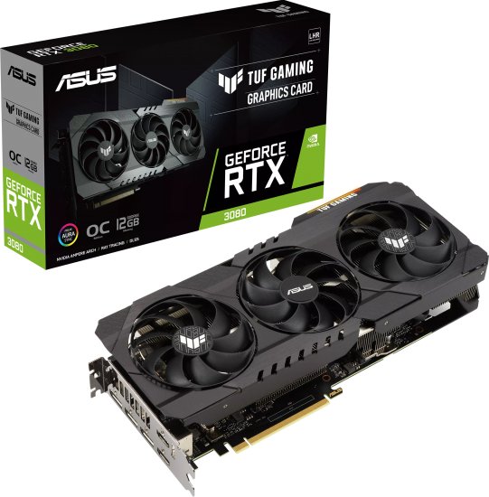 כרטיס מסך ASUS TUF Gaming RTX 3080 OC 12GB GDDR6X