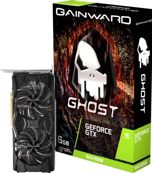 כרטיס מסך GAINWARD GTX 1660 SUPER GHOST 6GB GDDR6 DVI HDMI DP