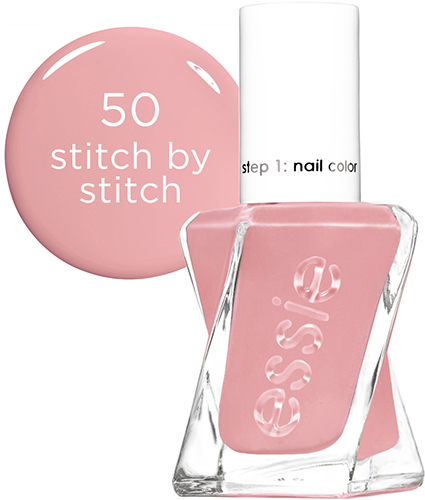לק ג'ל Essie מסדרת Gel Couture בגוון 50 Stich By Stich - נפח 13.5 מ''ל