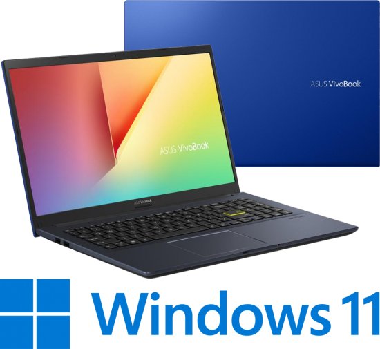 מחשב נייד Asus VivoBook 15 X513EA-EJ2440W - צבע כחול