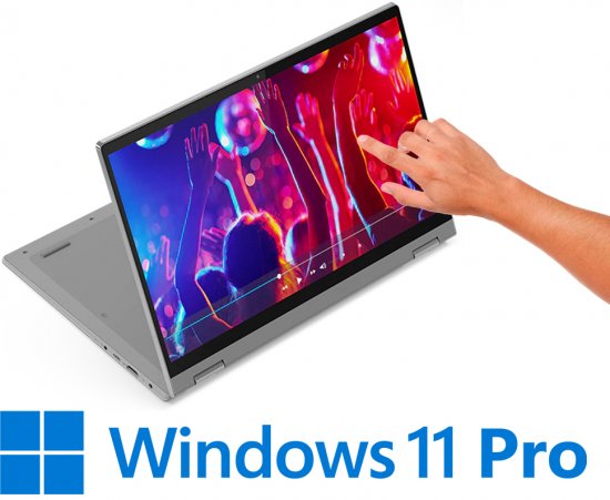 מחשב נייד עם מסך מגע Lenovo IdeaPad Flex 5-14ITL 82HS00YXIV - צבע אפור פלטינום