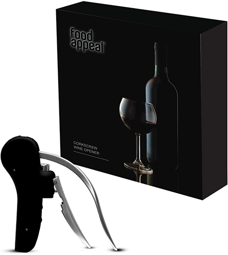 סט מהודר - פותחן בקבוקי יין + חותך רדיד Food Appeal