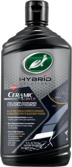 פוליש קרמי אקרילי לצבע שחור 500 מ''ל Turtle Wax