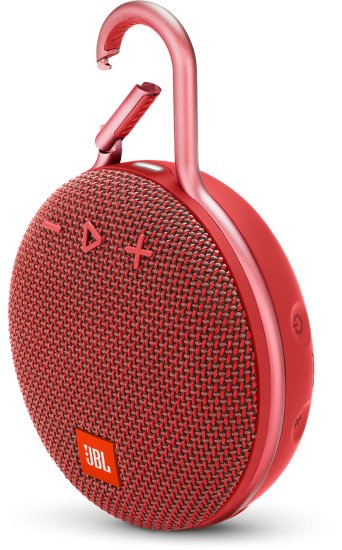 רמקול Bluetooth נייד JBL Clip 3 - צבע Fiesta Red