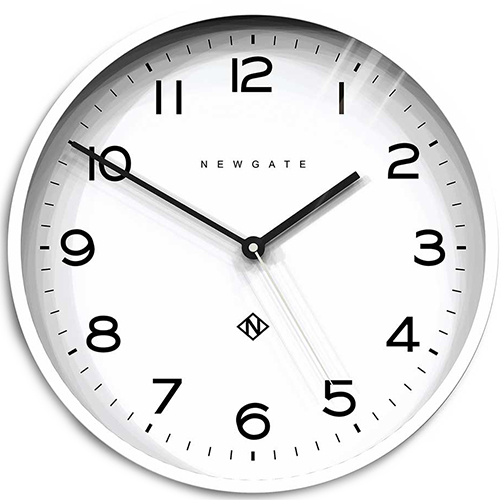 שעון קיר בינוני Newgate Echo - צבע לבן