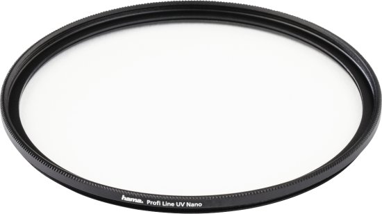 Filtro MCUV ultrafino de 67 mm com revestimento de moldura com padrão trapezoidal e um pano de