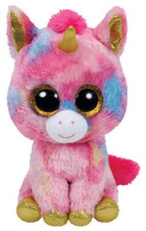 בובת TY מבית שמחה זה אנחנו - פנטסיה חד קרן צבעוני 33 ס''מ