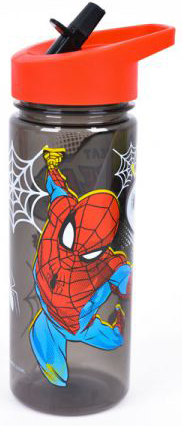 בקבוק שתייה לילדים 500 מ''ל עם פיית סיליקון מבית שמחה זה אנחנו - ספיידרמן