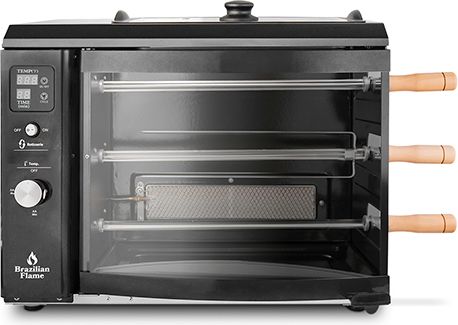 גריל שיפודים ברזילאי Brazilian Flame 3B - צבע שחור