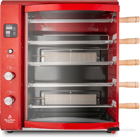 גריל שיפודים ברזילאי Brazilian Flame 5B - צבע אדום