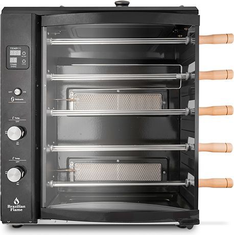 גריל שיפודים ברזילאי Brazilian Flame 5B - צבע שחור