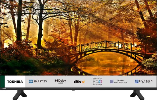 טלוויזיה חכמה 32'' HD LED עם מערכת הפעלה Toshiba 32V35KE Vidaa