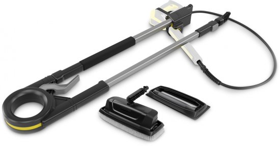 מוט טלסקופי מאריך עד 3.7 מטר + מברשת Karcher