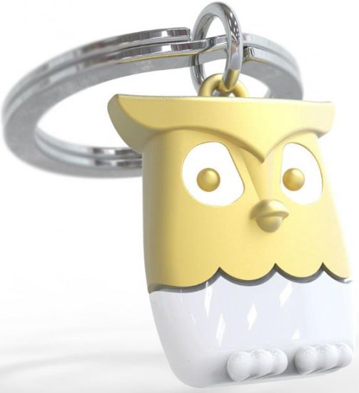 מחזיק מפתחות בצורת ינשוף מבית Metalmorphose