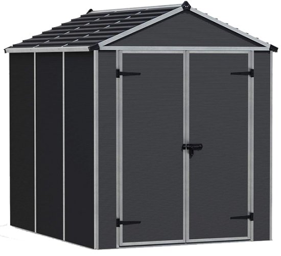 מחסן גינה רוביקון Palram 1.9X3.8 - צבע אפור כהה