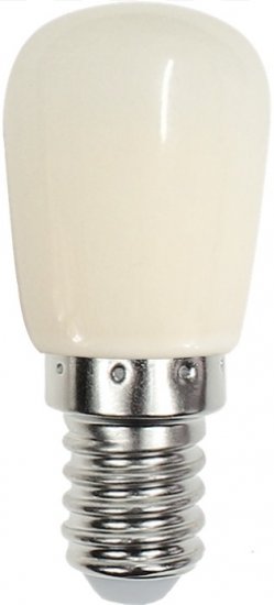 נורת לד פיגמי אור חם Eurolux E14 T26 2W גוון אור 2900K