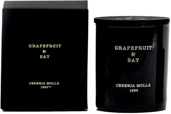 נר ריחני 230 גרם Cereria Molla Grapefruit and Bay