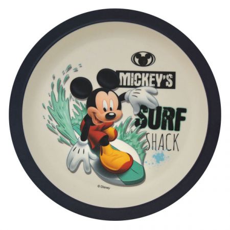 צלחת במבוק 23 ס''מ - מיקי מאוס מבית שמחה זה אנחנו