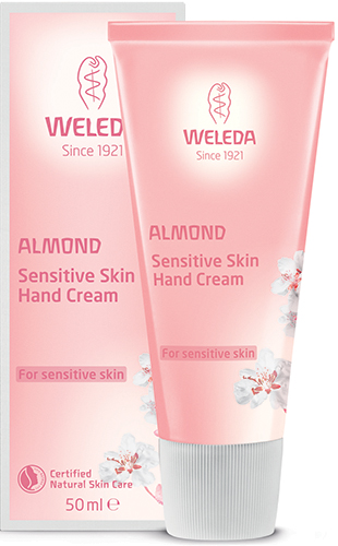 קרם ידיים שקדים לעור רגיש Weleda - נפח 50 מ''ל