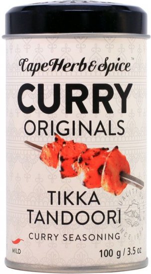 תערובת תיבול קארי טיקה טנדורי 100 גרם מבית Cape Herb & Spice