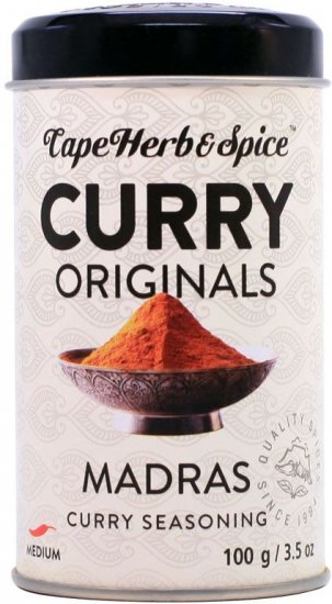 תערובת תיבול קארי מדארס 100 גרם מבית Cape Herb & Spice