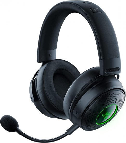 אוזניות גיימינג אלחוטיות Razer Kraken V3 Pro Chroma RGB – צבע שחור