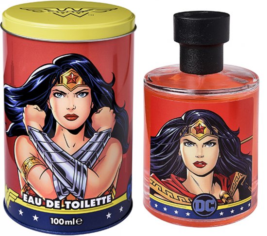 בושם לילדים 100 מ''ל DC Wonder Woman או דה טואלט E.D.T באריזת פח