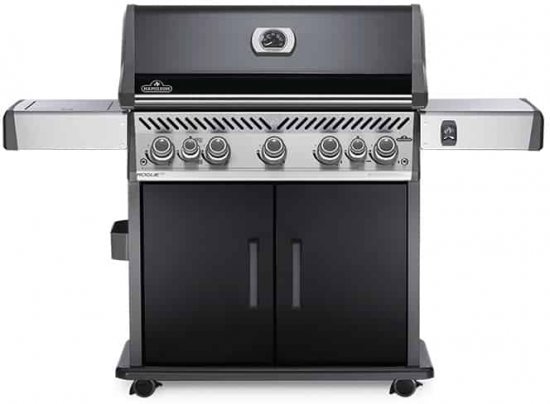 גריל גז Napoleon Rogue SE 625 - צבע שחור - כולל כירת צד SIZZLE ZONE ומבער אחורי אינפרא אדום