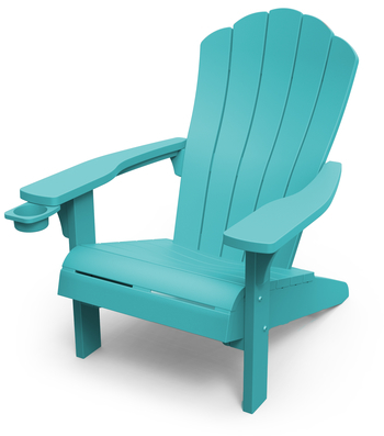 כסא ADIRONDACK - צבע טורקיז תוצרת כתר