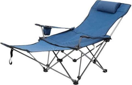 כסא חוף לישיבה ושכיבה Playa – צבע כחול