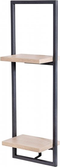 מדף מעוצב כפול לתלייה על הקיר Honey Can Do