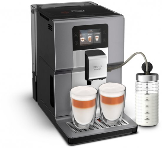 מכונת קפה KRUPS Intuition Preference+ EA875E10 – צבע שחור / אפור