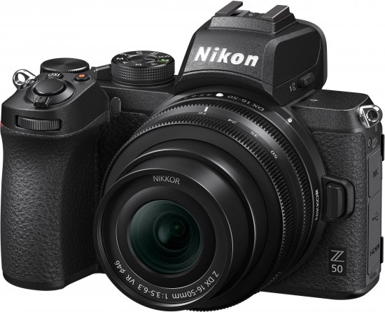 מצלמה דיגיטלית ללא מראה Nikon Z 50 - צבע שחור + עדשת NIKKOR Z DX 16-50mm f/3.5-6.3 VR