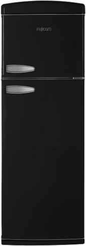 מקרר 2 דלתות מקפיא עליון 310 ליטר Fujicom FJ-NFRT325BK - צבע שחור