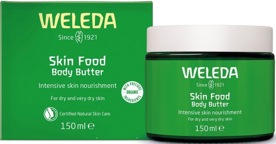 סקין פוד חמאת גוף Weleda - נפח 150 מ''ל