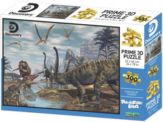 פאזל 300 חלקים מבית Prime3D – דינוזאורים