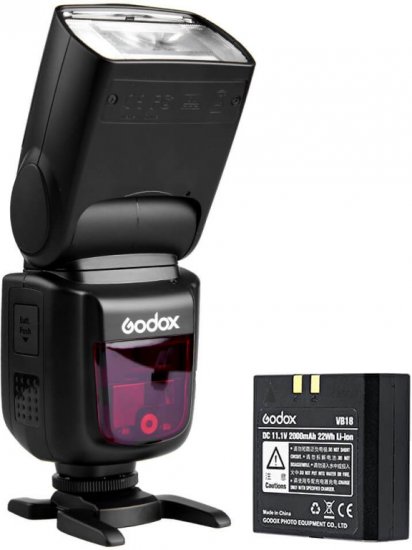 קיט מבזק (פלאש) וסוללה Godox Ving V860IIN Speedlite למצלמות Nikon