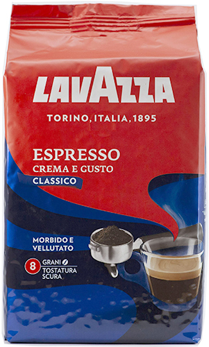 תערובת פולי קפה 1 ק"ג Lavazza Crema E Gusto Classico