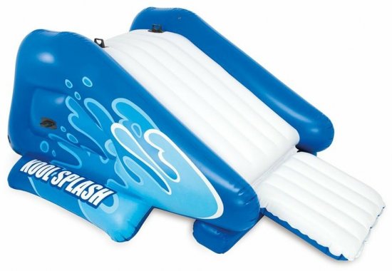 מגלשה מתנפחת לבריכה עם חיבור למים 333X206X117 ס''מ מבית Intex